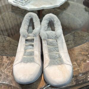 BZees Faux Fur Ankle Shoes